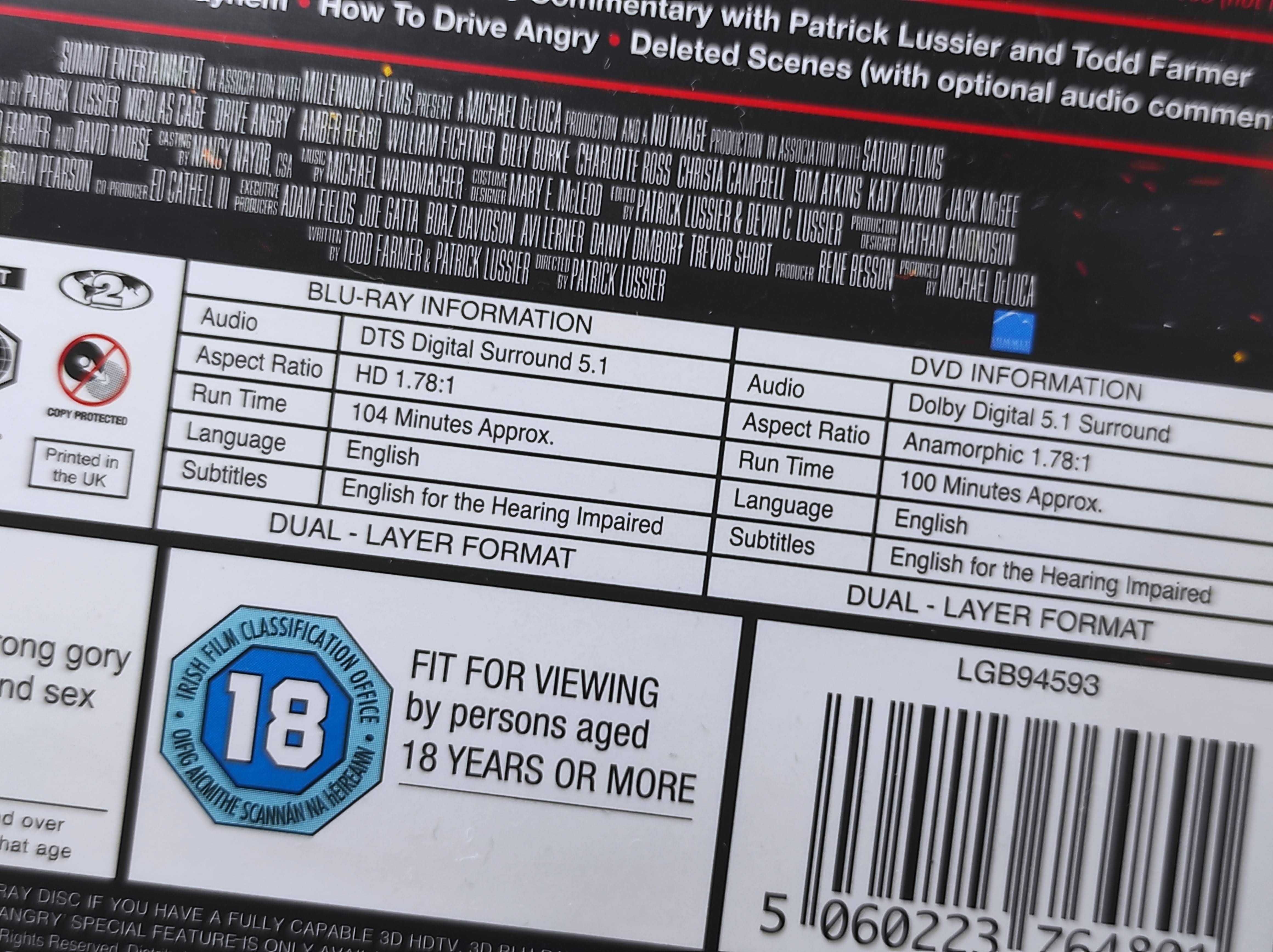 Film Blu-Ray Drive Angry Piekielna zemsta