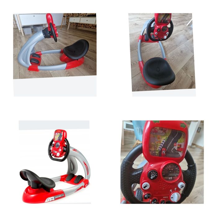 Symulator jazdy dla chłopca 3-5 lat jak nowy