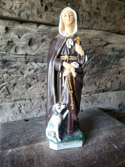 Stara figurka Święta Małgorzata
