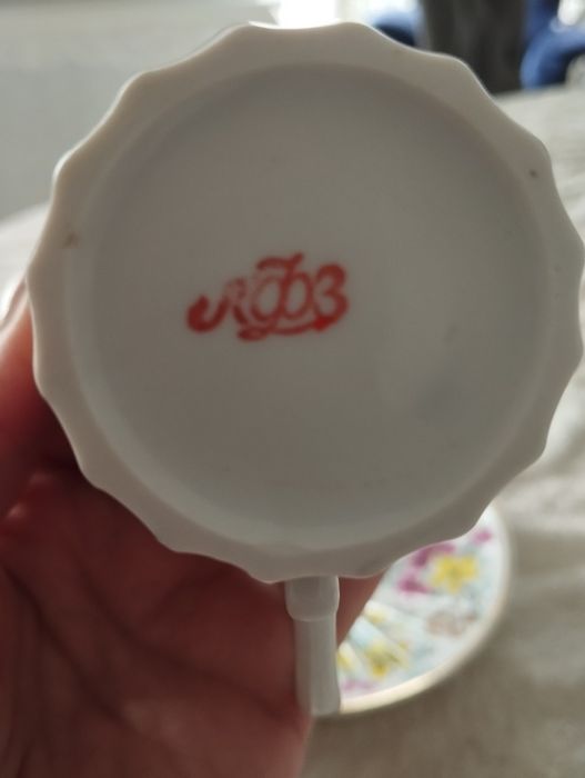 Чайні пари "Квіти" ,або "Ситець" ЛФЗ