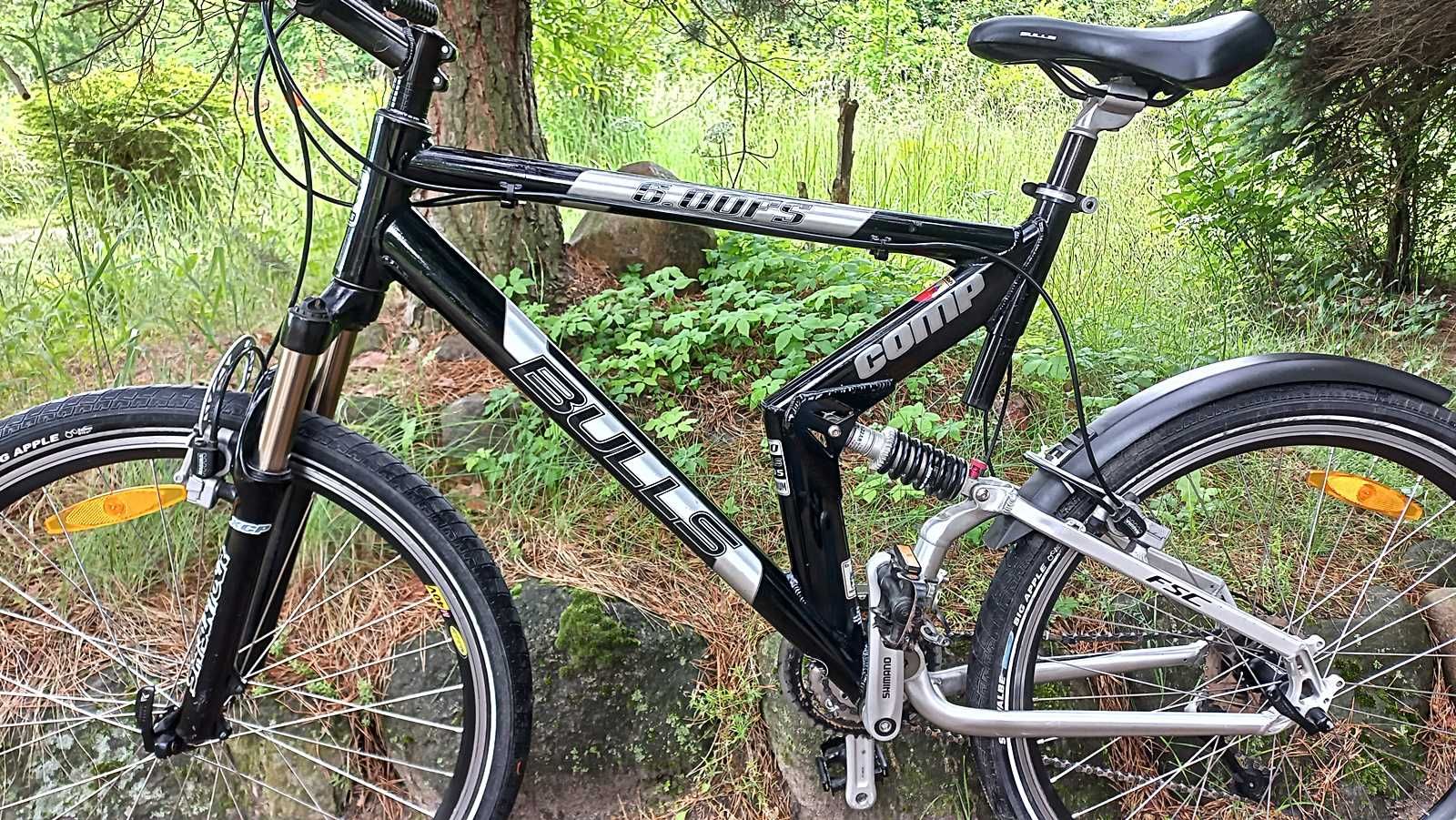 Alu Rower Górski Mtb Bulls 6.00 FS FSC Comp 3x9 Deore XT Sr Suntour 26