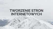 Tworzenie stron internetowych