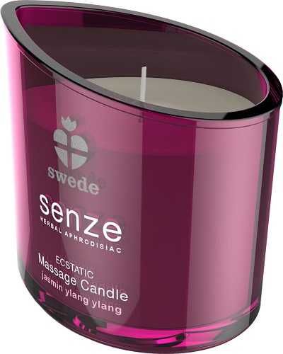 SWEDE Senze Ecstatic świeca do masażu erotycznego JAŚMIN 150ml olejek