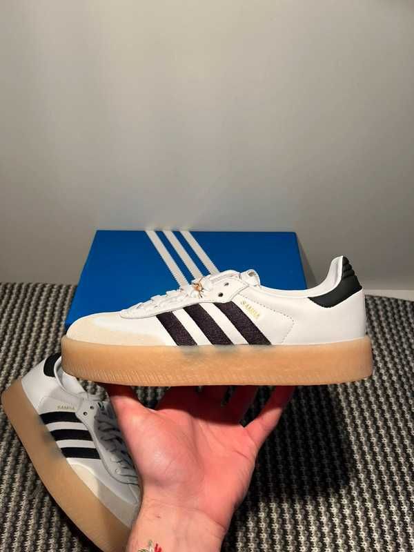 adidas Sambae White Black Gum (Women's)     42