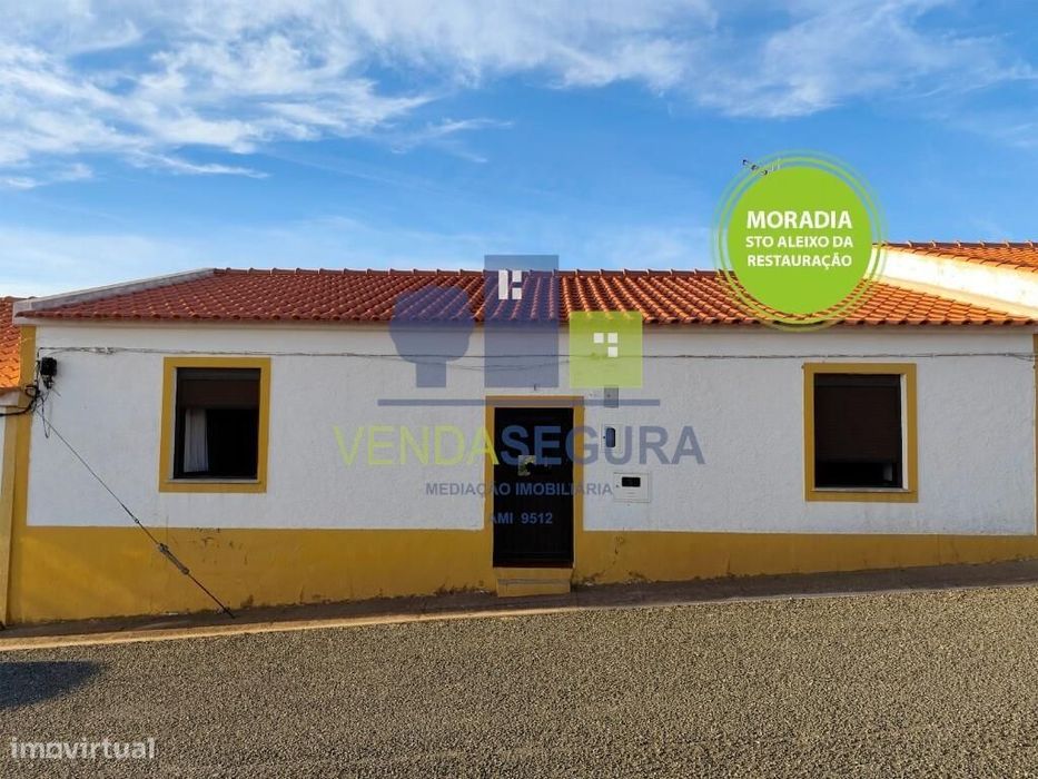 Moradia R/C T3 com quintal | Santo Aleixo da Restauração
