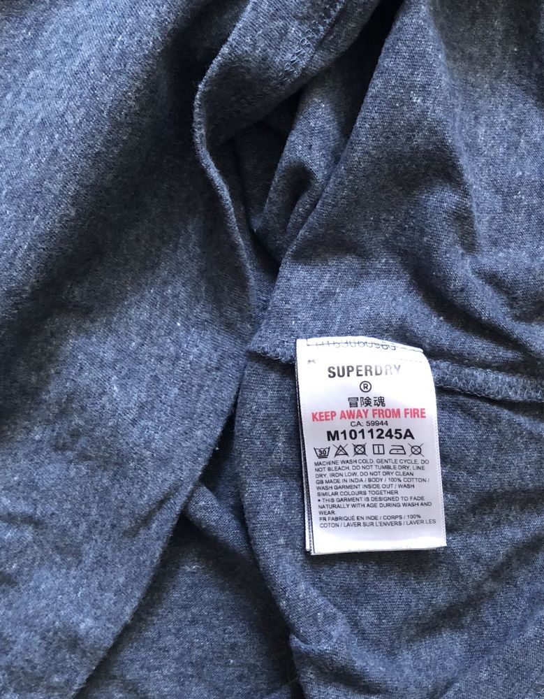 Bawełniany T-shirt Superdry M