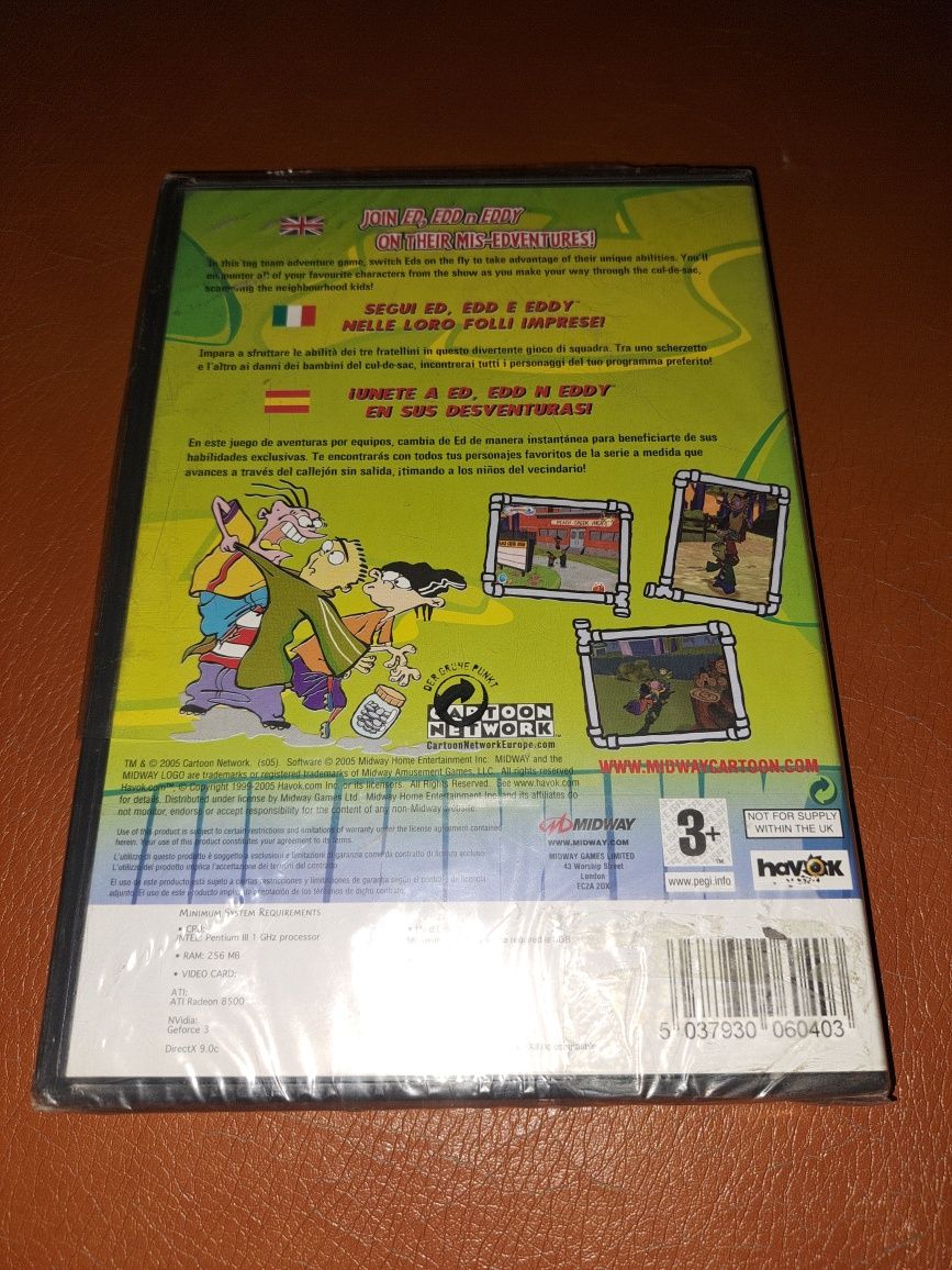 Gra Ed, Edd N Eddy The Mis-Edventures PC Game (cd-rom) 2 płyty, Nowa
N