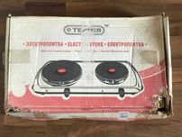 Електроплитка Термія двоконфорочна, нержавіюча ЕПЧЕ 2-2,7/220