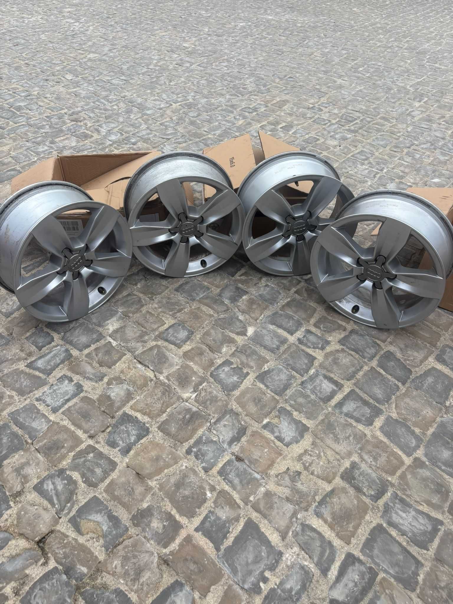 Jantes Originais Audi 17" – 5 Furos – Conjunto de 4