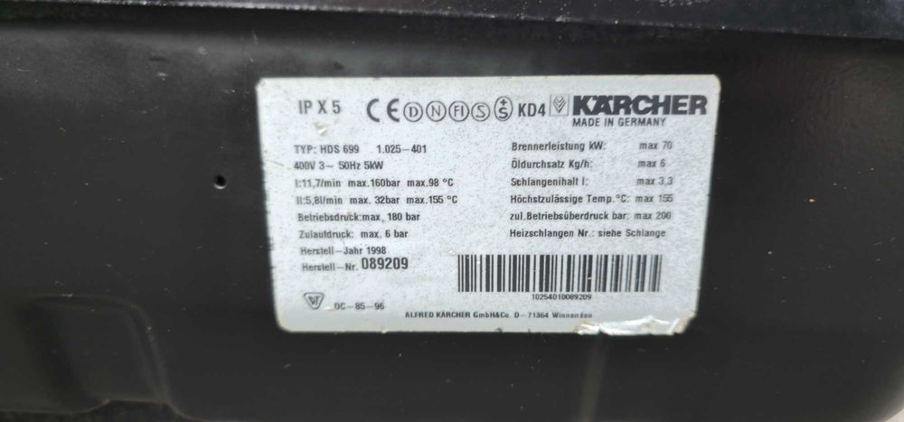 Myjka ciśnieniowa Karcher HDS 699