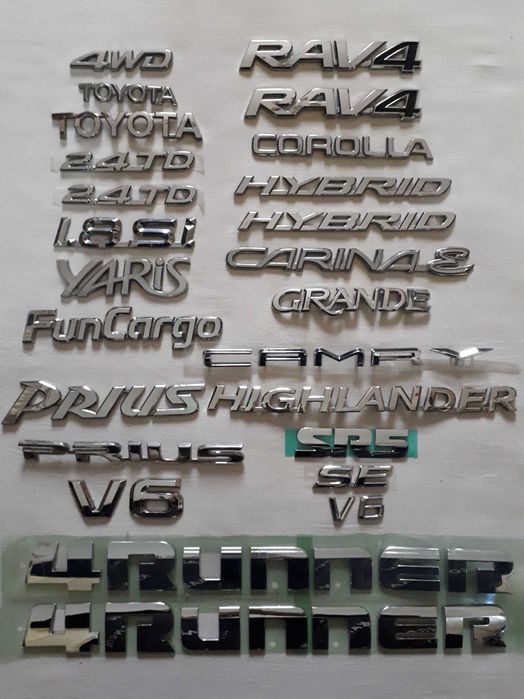 Эмблема  значок  надпись  шильдик   TOYOTA / LEXUS  Оригинал