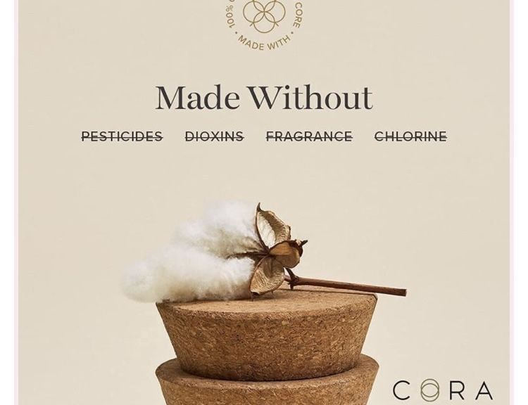 Тампоны Cora из органического хлопка
