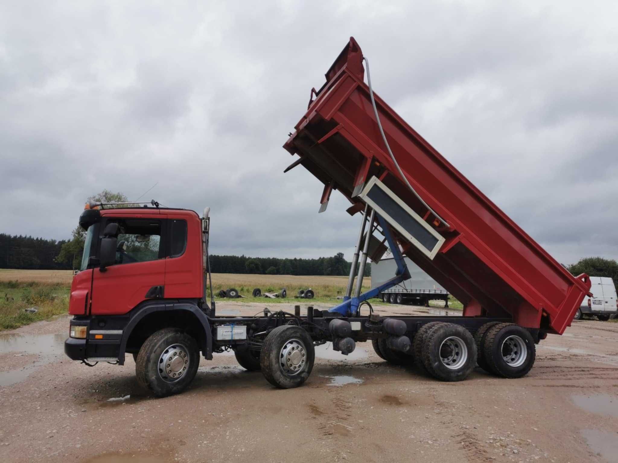 scania 360 wywrotka 4 oska czteroośka 2011r