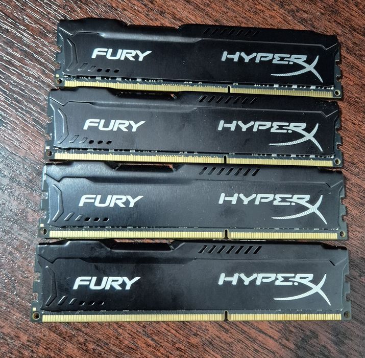 Ram Kingston HyperX Fury 4x8GB DDR3
