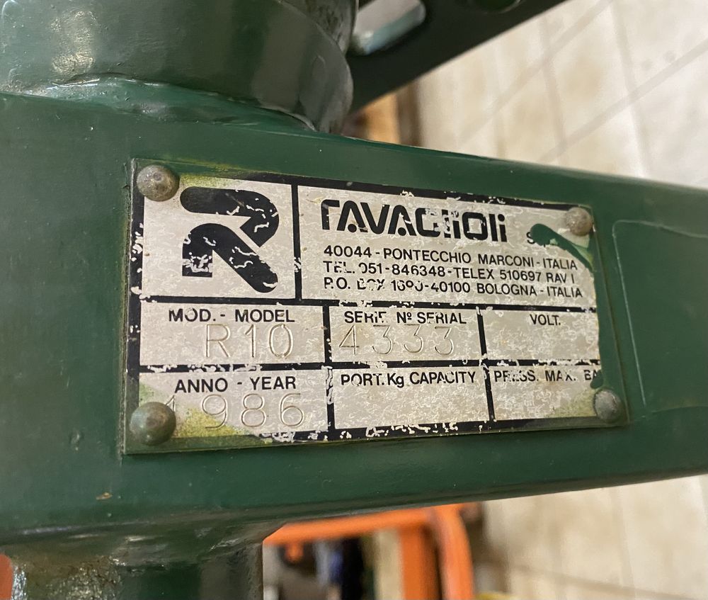 Suporte de motor elevador mecânico Ravaglioli R10