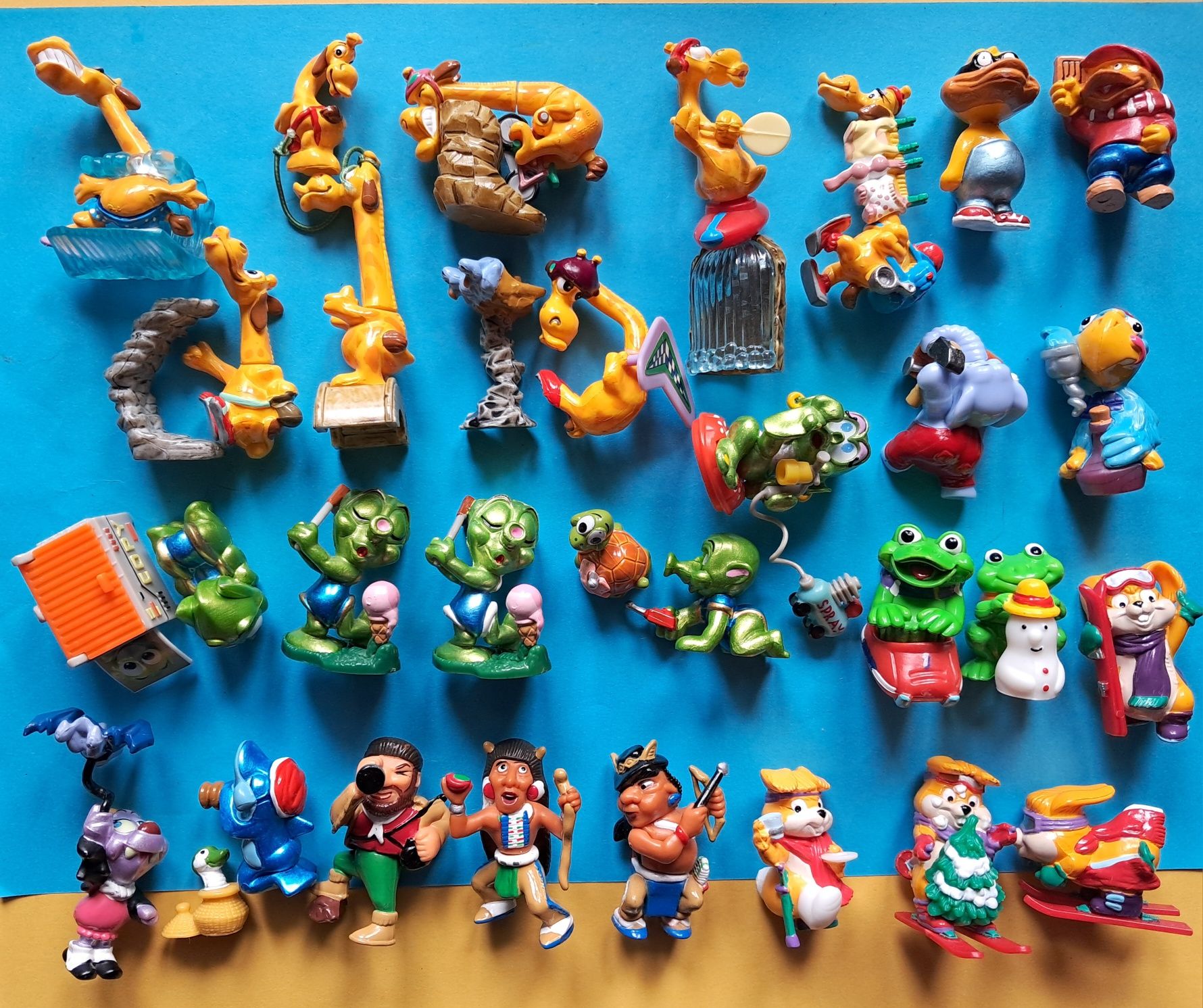 Figurki z jajek kinder niespodzianek