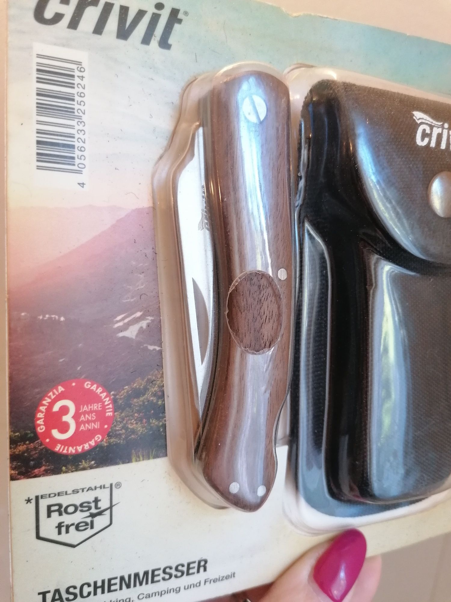 Nóż kieszonkowy z etui
