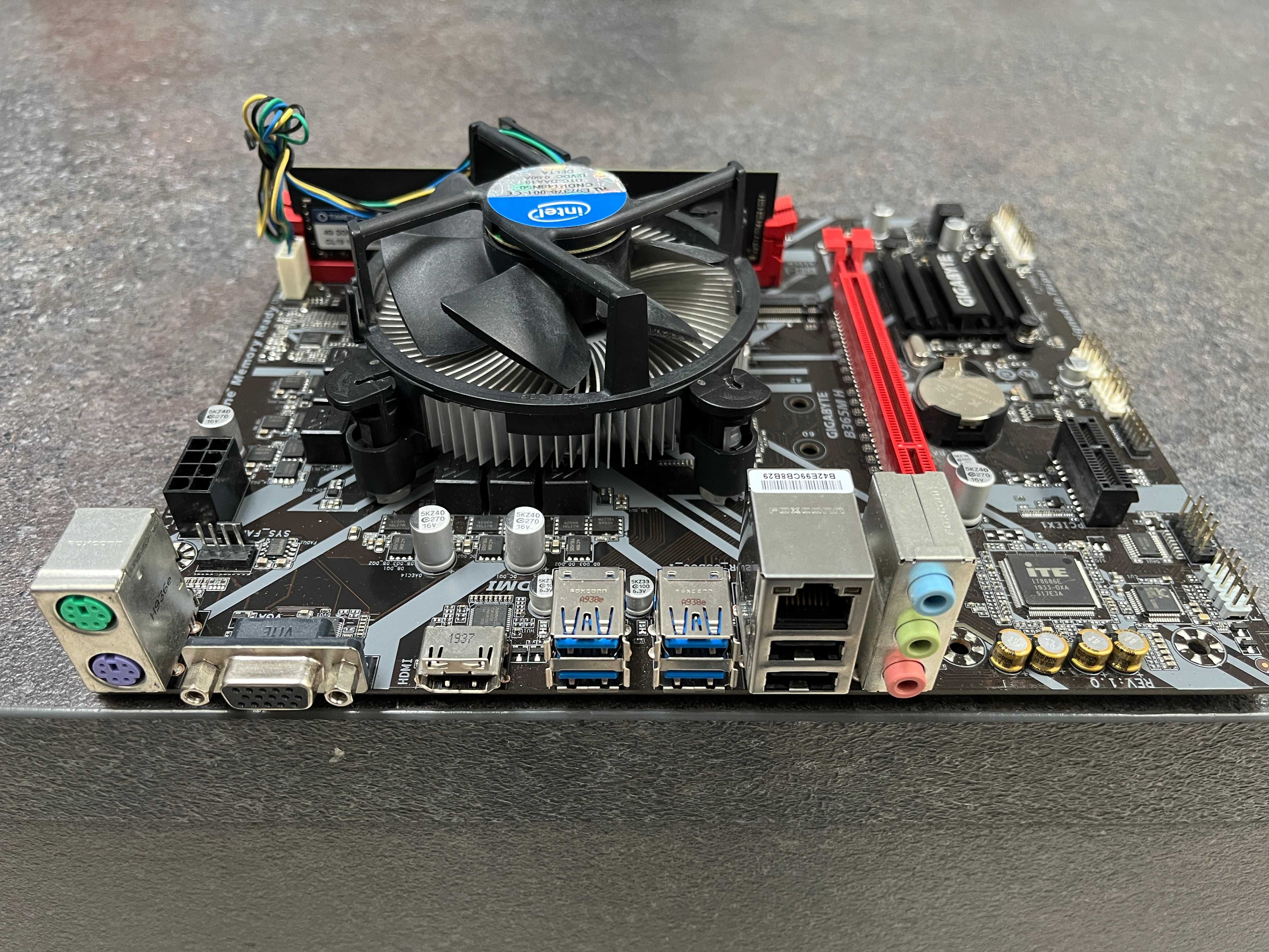 Zestaw płyta główna+procesor+ram Gigabyte B365MH i3 8100 4GB DDR4