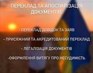 Переклад документів, Апостиль, Витяг про несудимість