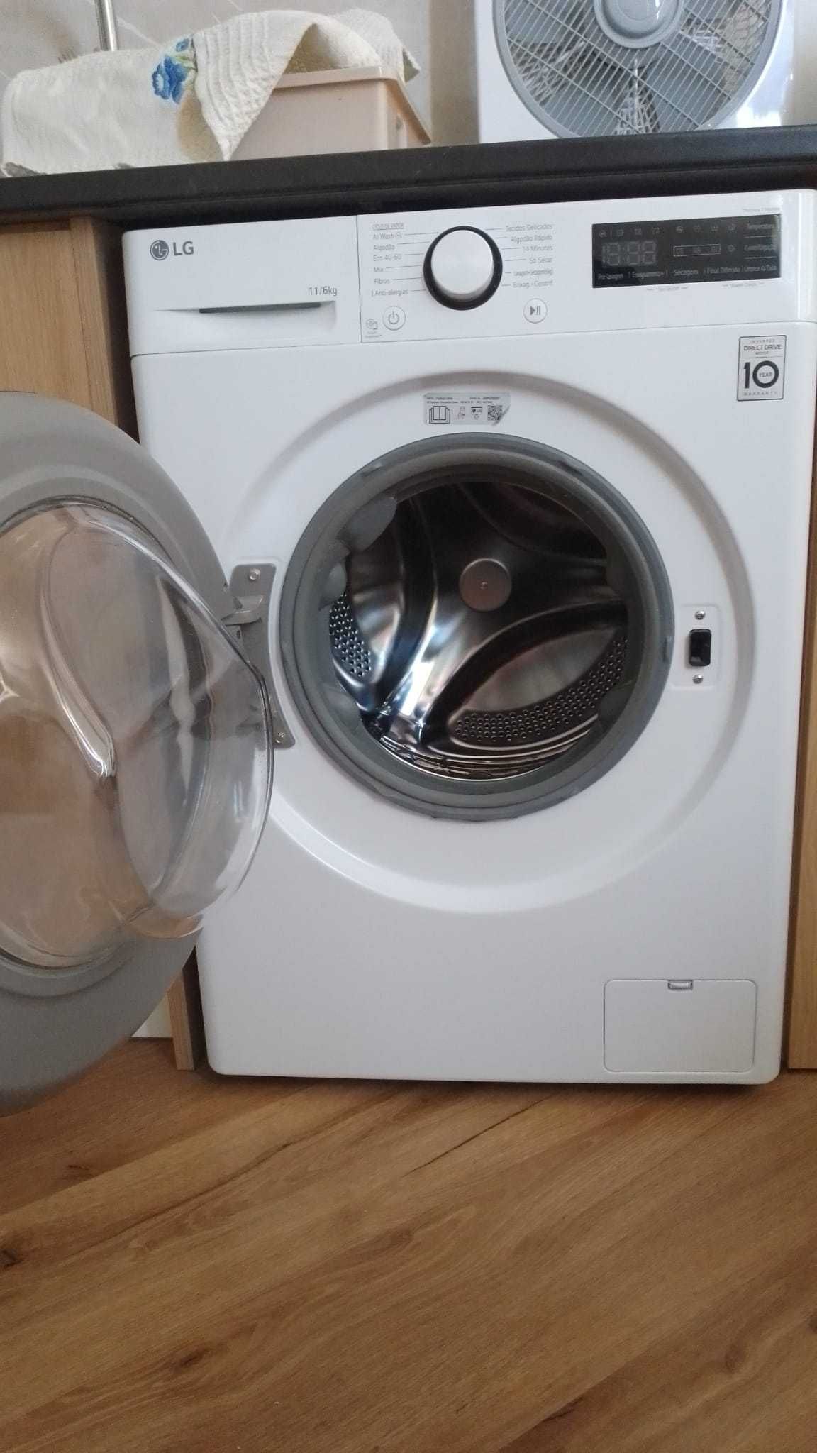Máquina de lavar e secar LG