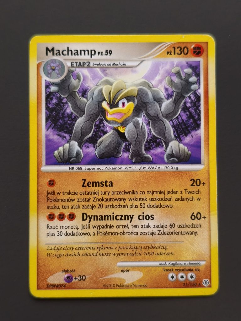 Polska karta Pokemon Diament i Perła - Machamp