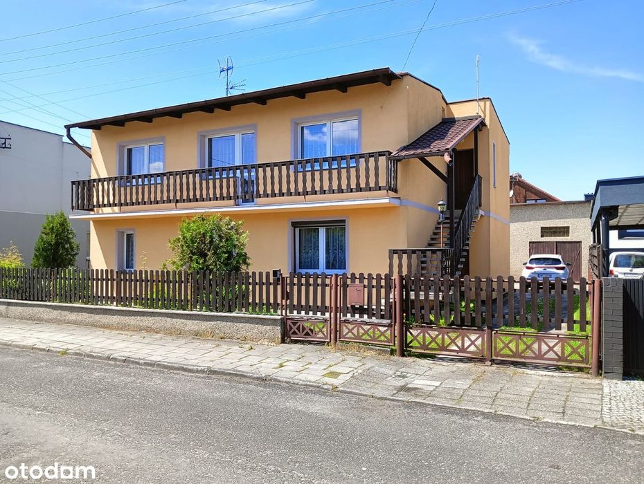 Dom 160m2, 6 pokoi, 2 kuchnie, 2 łazienki, bud gosp. z garażem