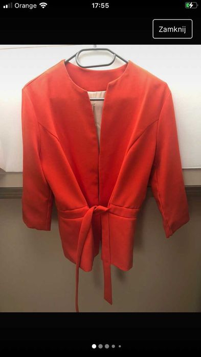 Damski komplet marynarka+spodnie od polskiego projektanta