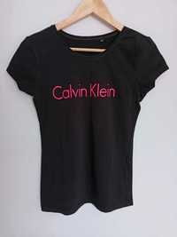 Damski t-shirt/koszulka Calvin Klein - czarny, rozmiar S