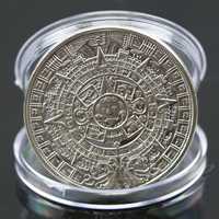 Сувенирная монета Календарь Майя Silver1