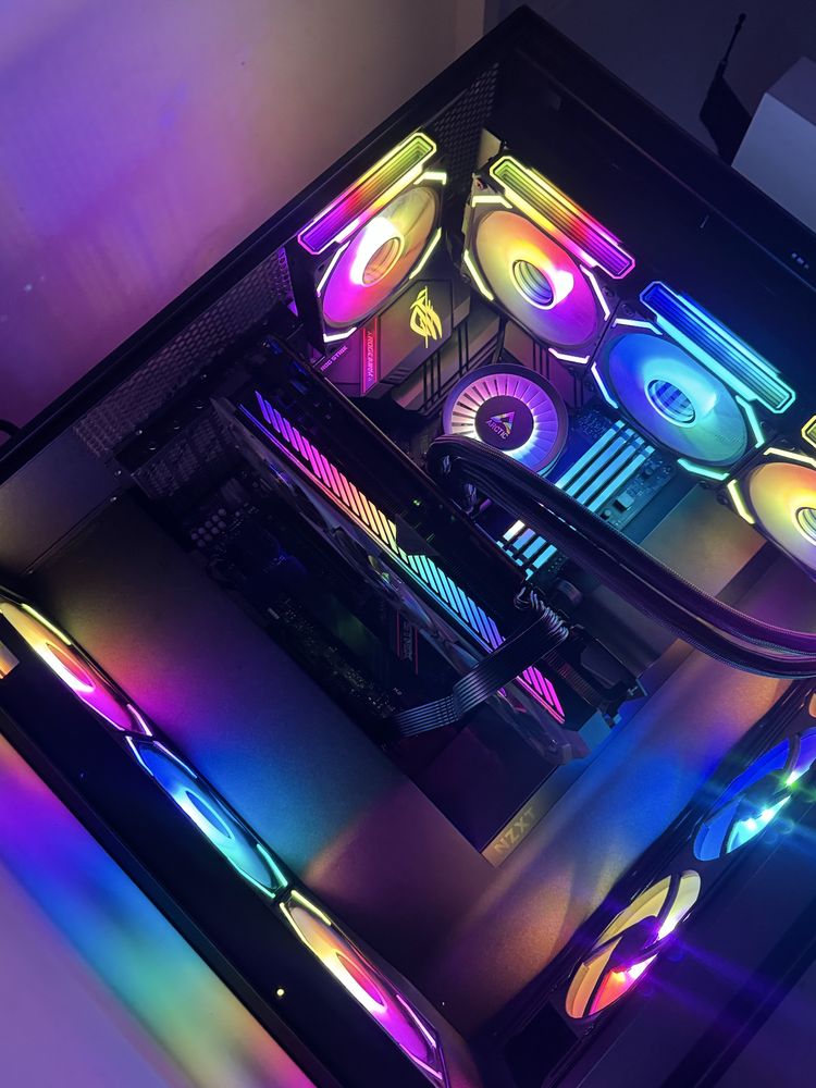 Computador gaming ryzen 7 5700 x3d rog 6800 oc