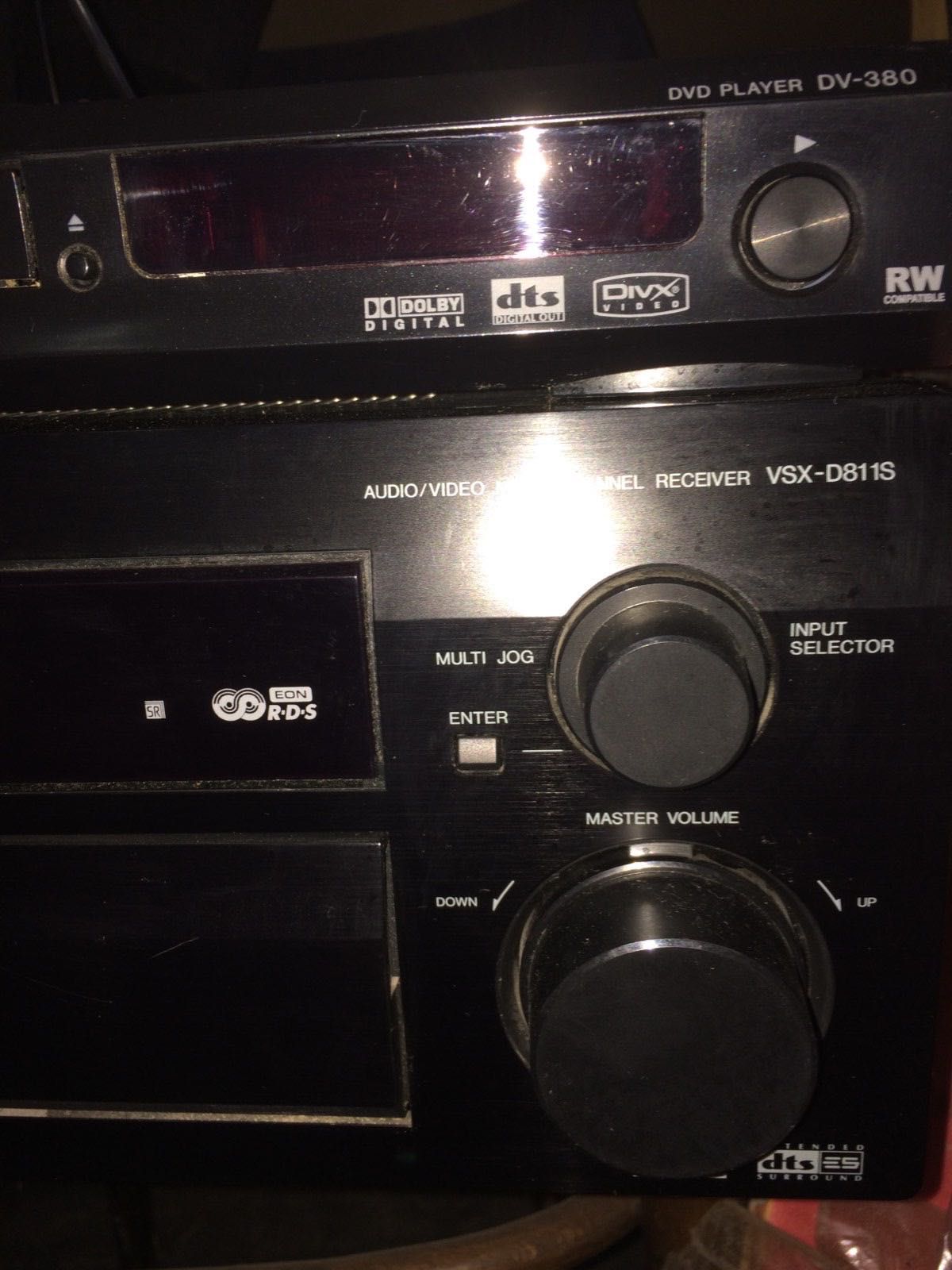 Комплект: акустика Fapai, Pioneer VSX-D811S-K, AV ресивер и DVD плеер