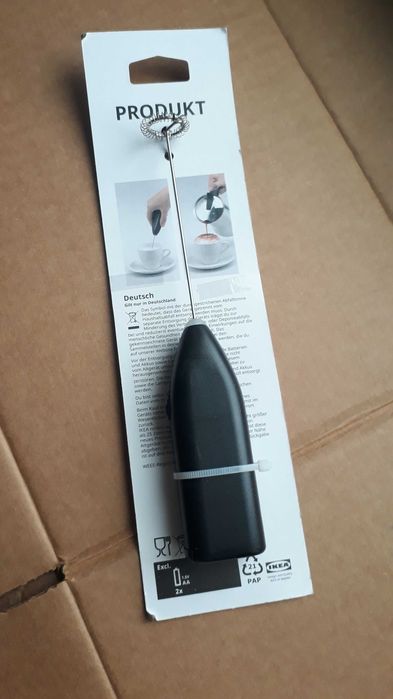 В наявності капучинатор вінчик на батерейках взбивалка ручна Ікеа