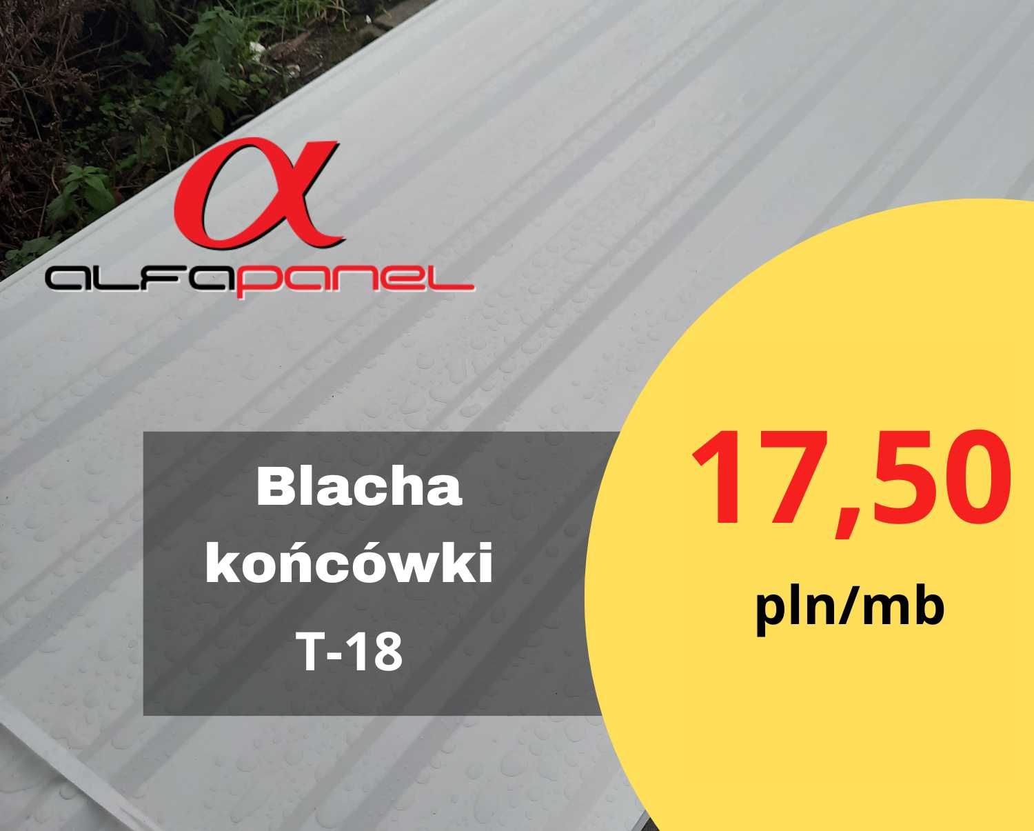 Blacha trapezowa T18, 2 gatunek pod wymiar / blachy / garaż /Szamotuły