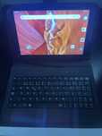 Tablet com capa teclado