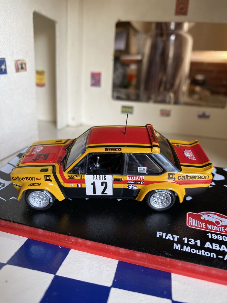 Miniatura Fiat 131 Abarth Michelle Mouton