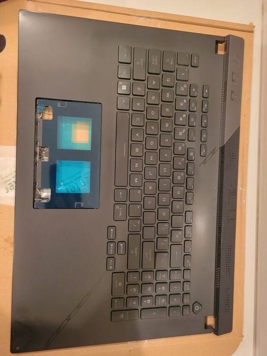 Орігинал топкейс, клавіатура Asus ROG Strix Scar 17 G733PY, G733PYV