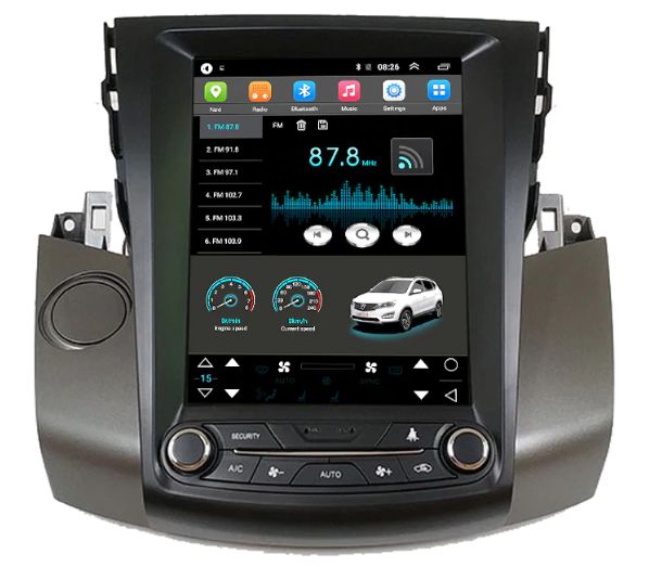 Radio nawigacja TESLA Toyota RAV4 2008 do 2013 ANDROID GPS WiFI USB BT