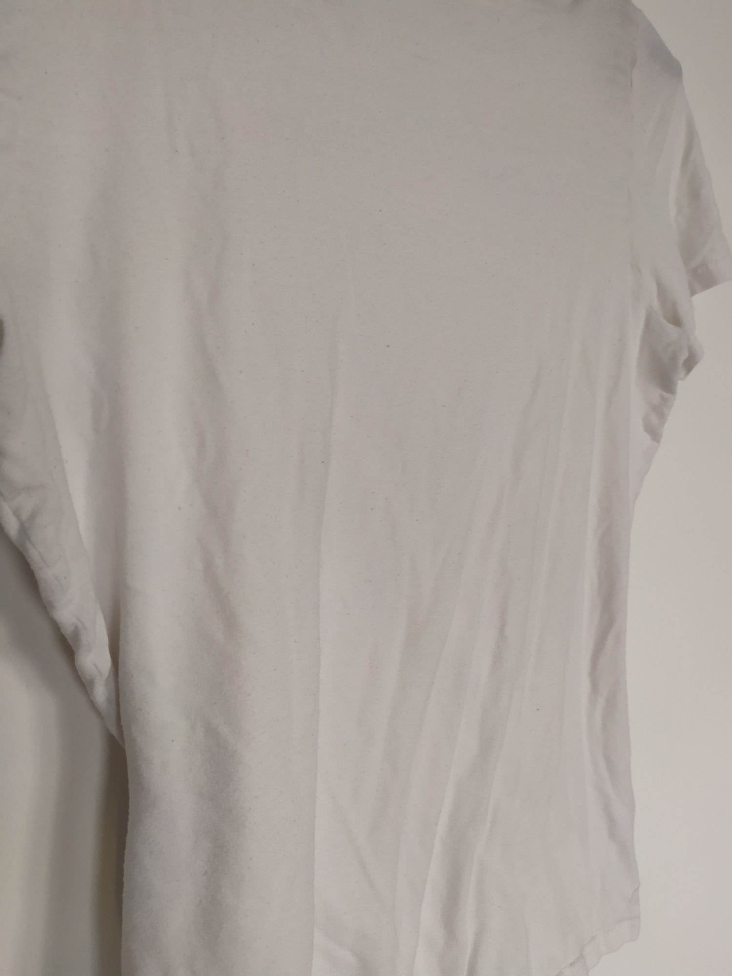 Bluzka biała z dekoltem kopertowym r.M ZABAIONE