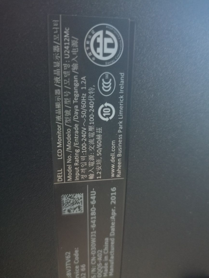 Monitor Dell 24 cale
