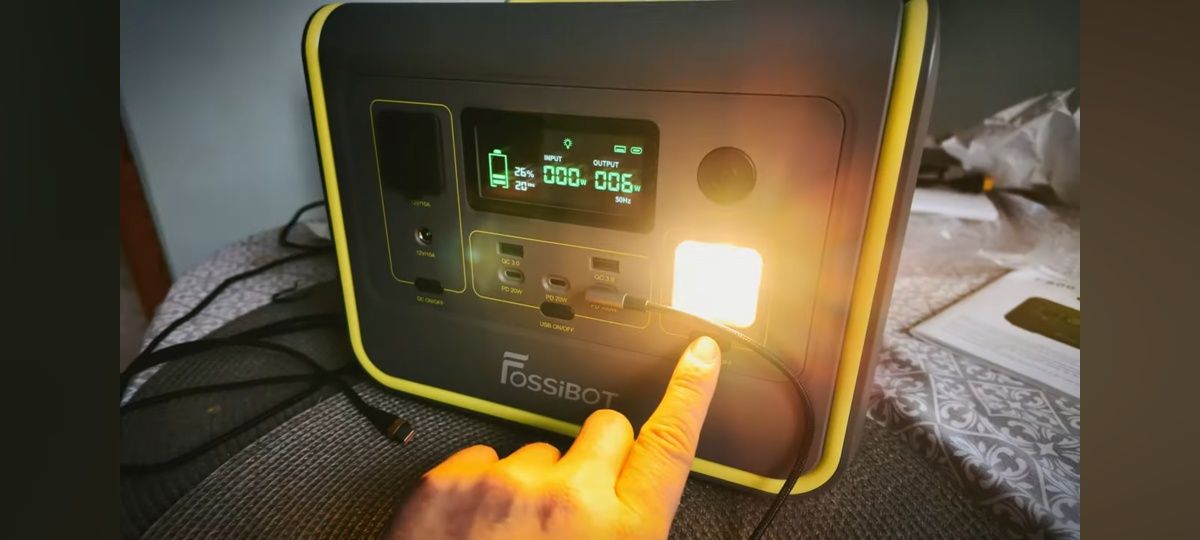 ZESTAW Panele Słoneczne 200w DOKIO + FOSSIBOT F800 stacja zasilania