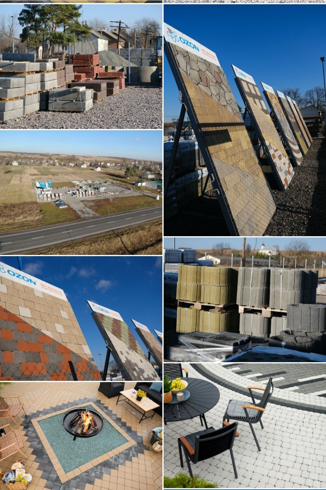Бруківка ОЗОН  доставка  сипучі матеріали