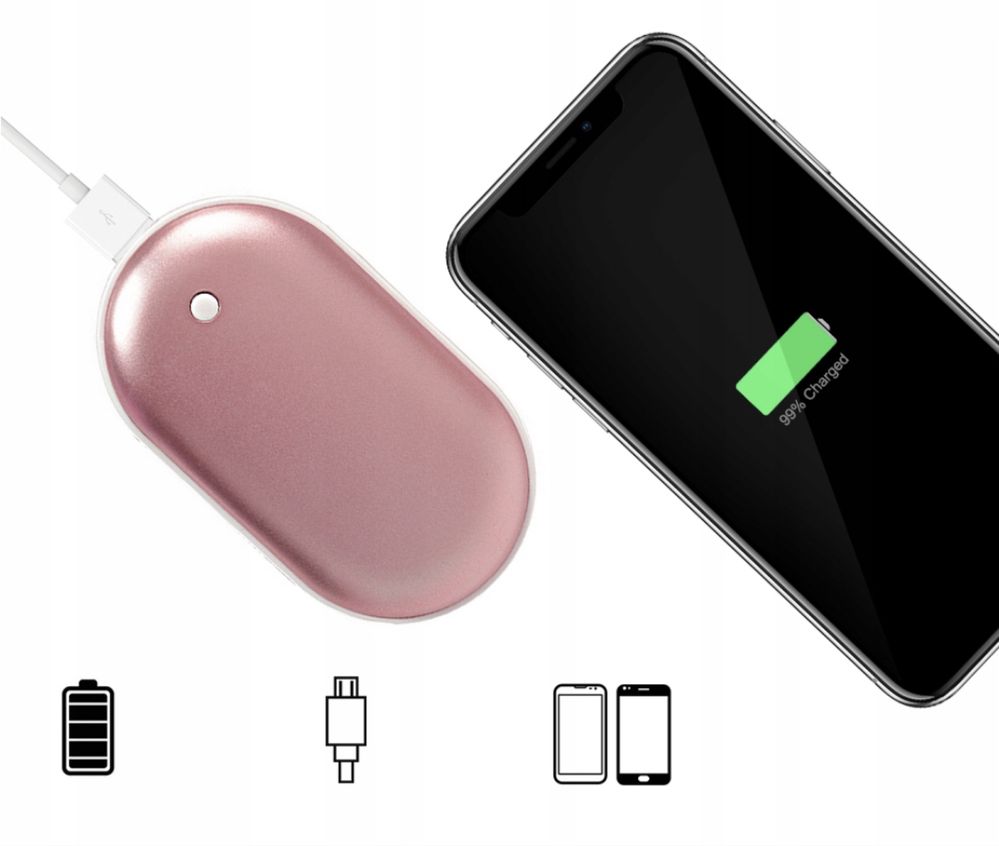 Ogrzewacz dłoni i PowerBank 2 w 1