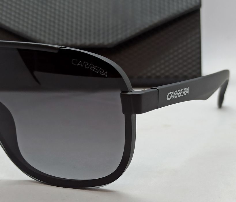 Carrera очки маска мужские черные стильные в футляре