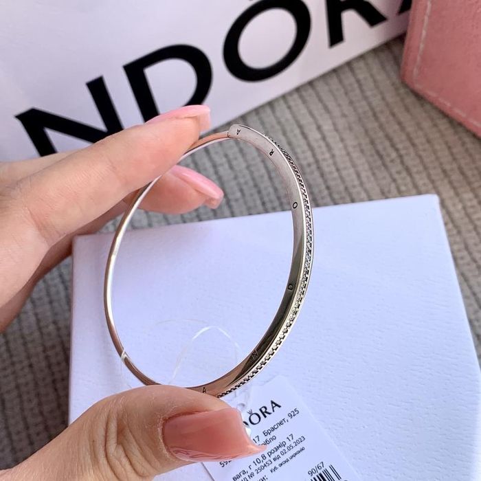 Браслет Пандора оригінальний Бангл I-D Pandora новий срібло 925