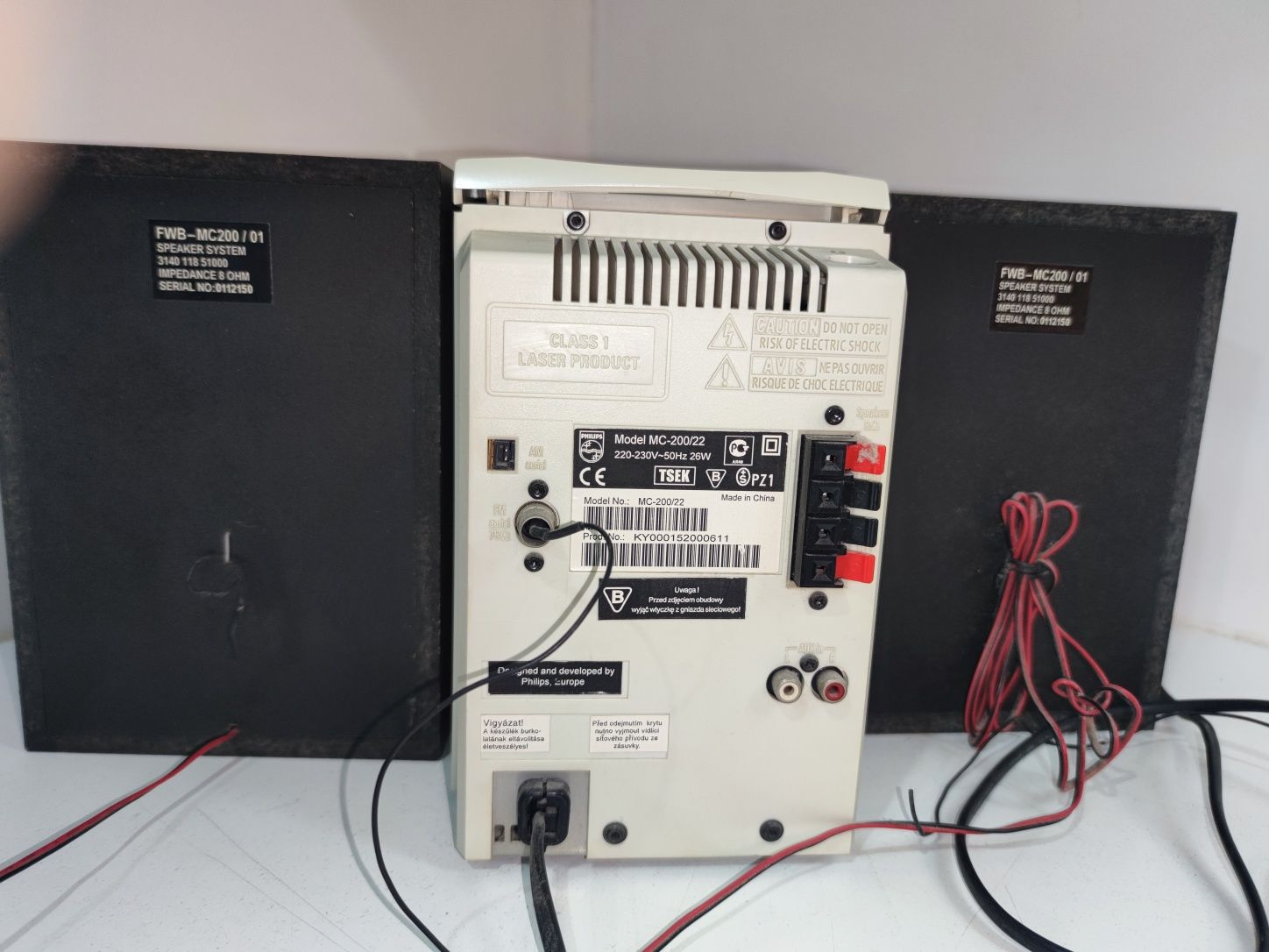 Aparelhagem PHILIPS MC-200/22 - Cd - Cassete - Radio