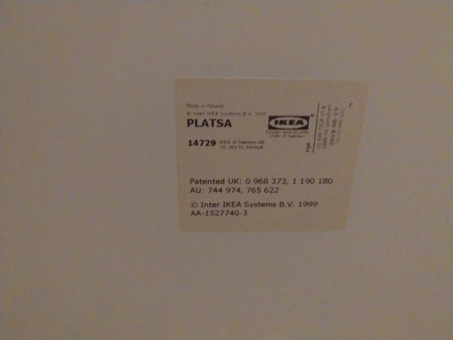 Szafka RTV model platsa Ikea