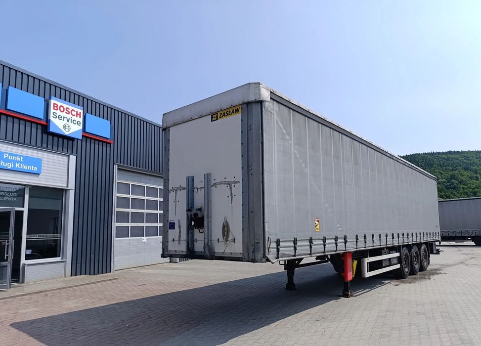 Zaslaw D-651A  SPRZEDAM! WYNAJEM, OPCJA WYKUPU! Naczepa firanka ZASŁAW D-651A 2017 r.