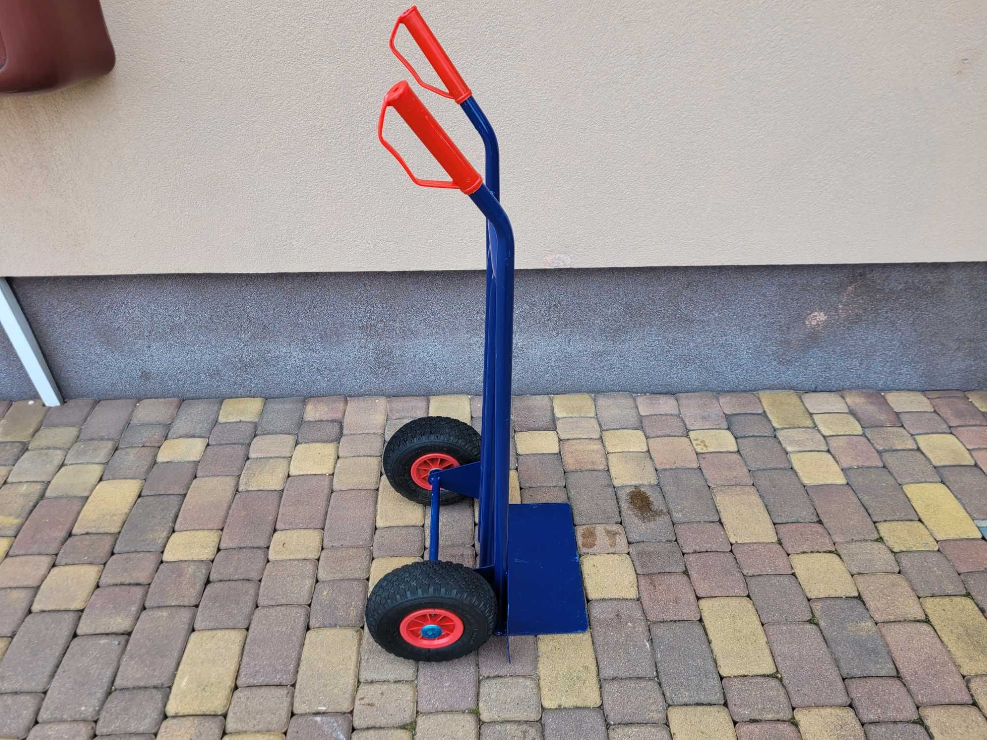 Wózek transportowy z kołami dętkowymi, do 200 kg