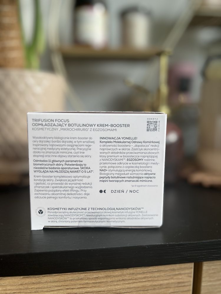 Yonelle trifusion focus rejuvenating botulin cream-booster
