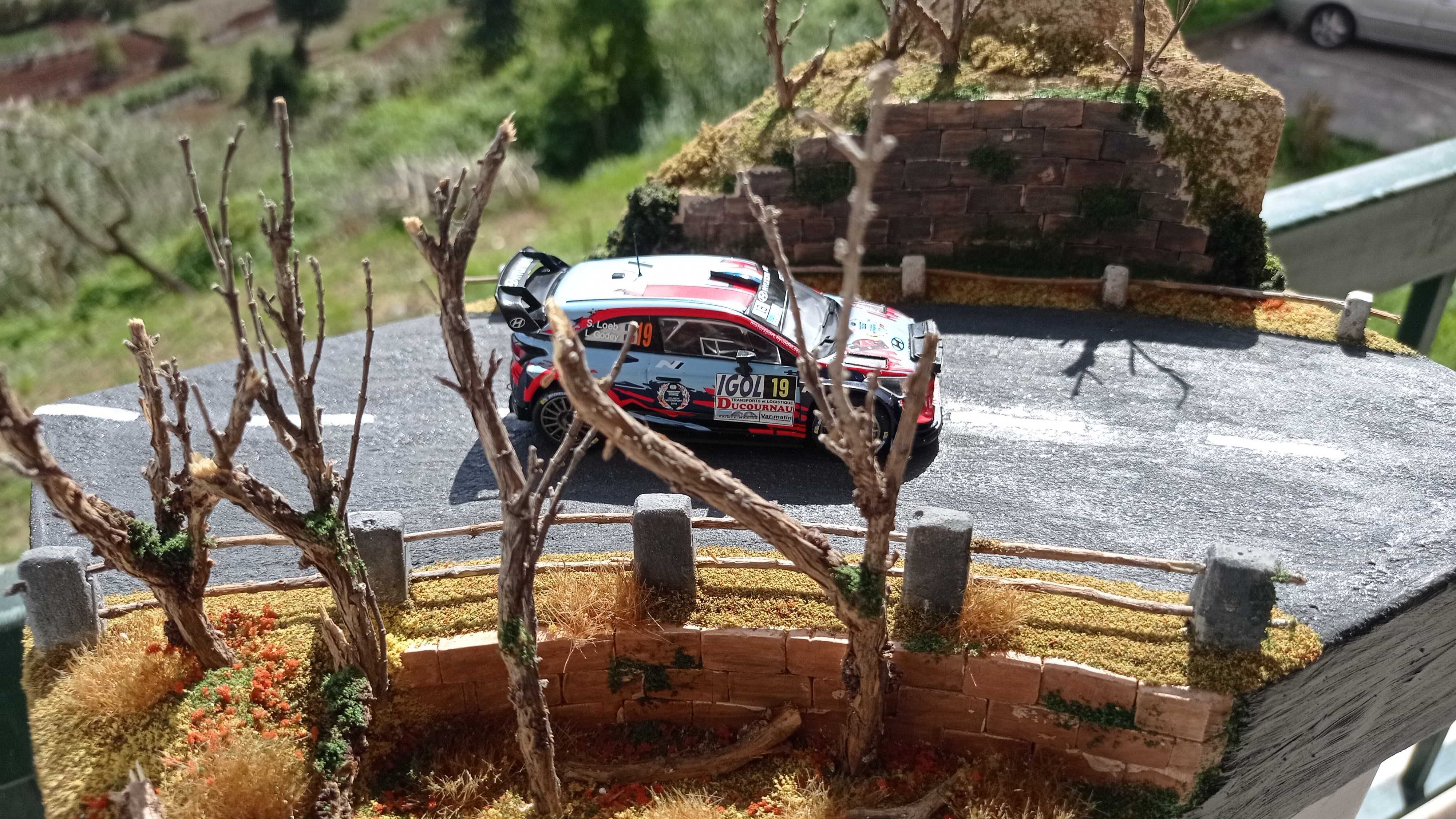 Diorama de Rallye 1/43